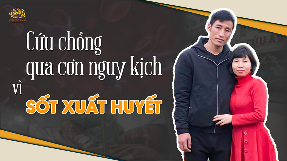 Sốt xuất huyết: Cứu chồng thoát chết - bác sĩ công nhận là kỳ tích